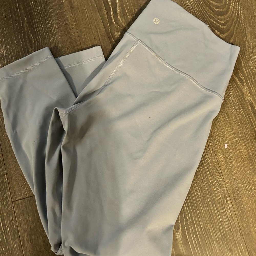 Size 10 slate blue lululemon leggings